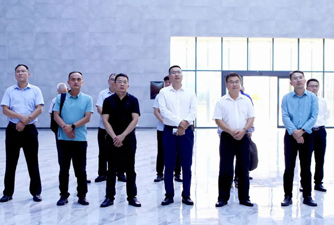 临沂经济技术开发区杨振魁主任带队到盛阳集团考察调研