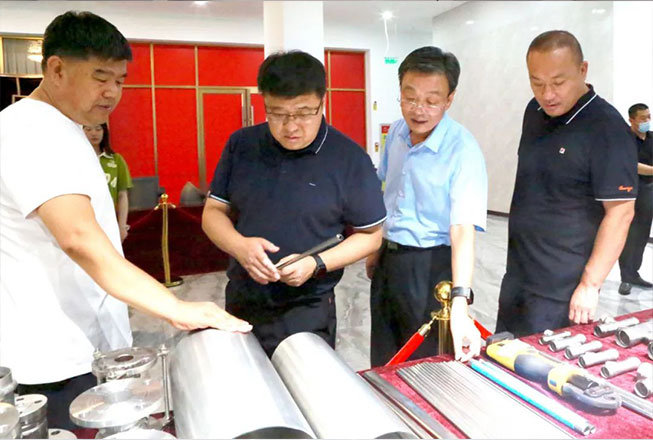 新疆建设兵团三十六团到盛阳集团考察调研