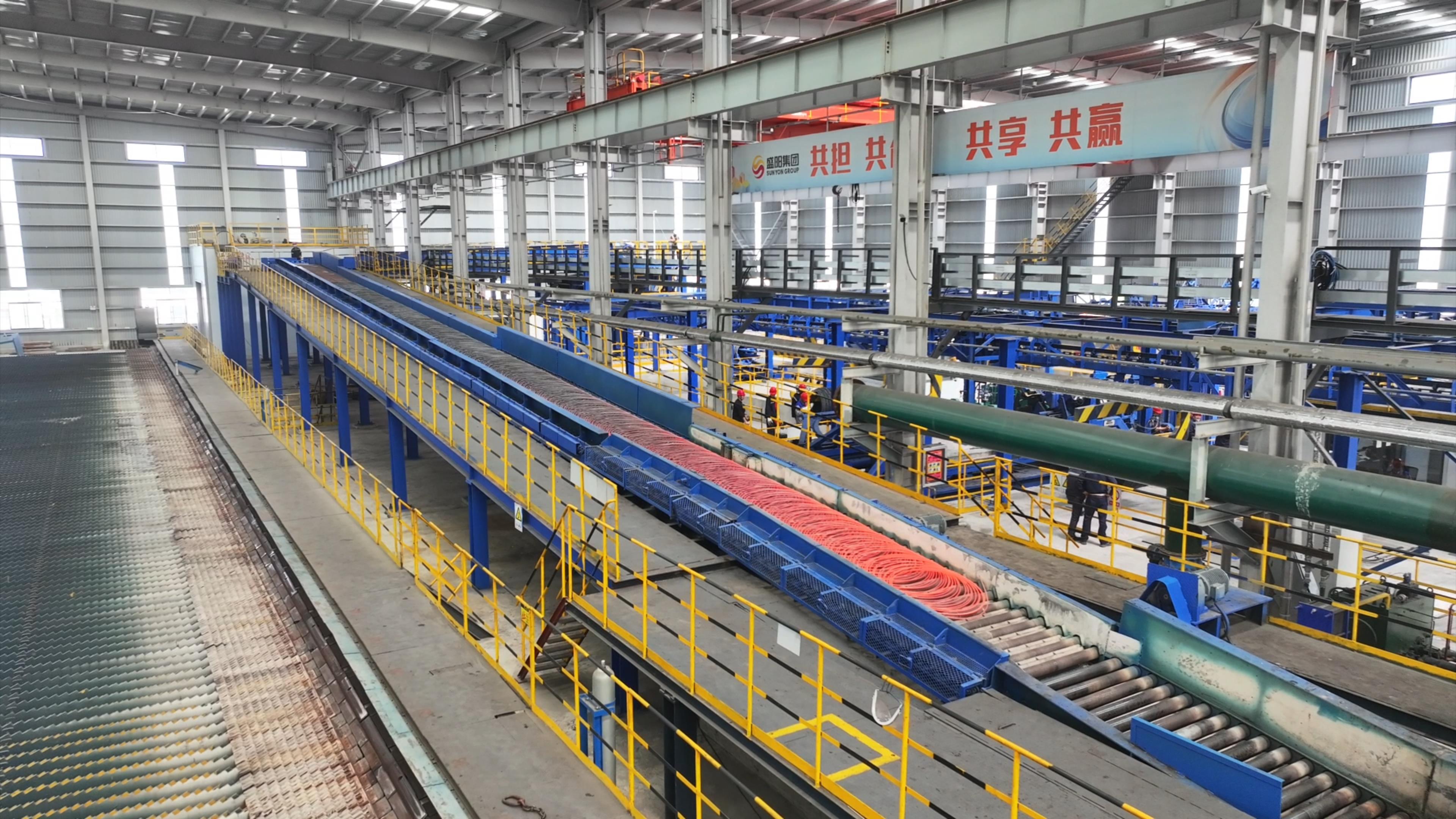 山东临港有色金属年产10万吨高端不锈钢无缝管项目一次性试产成功